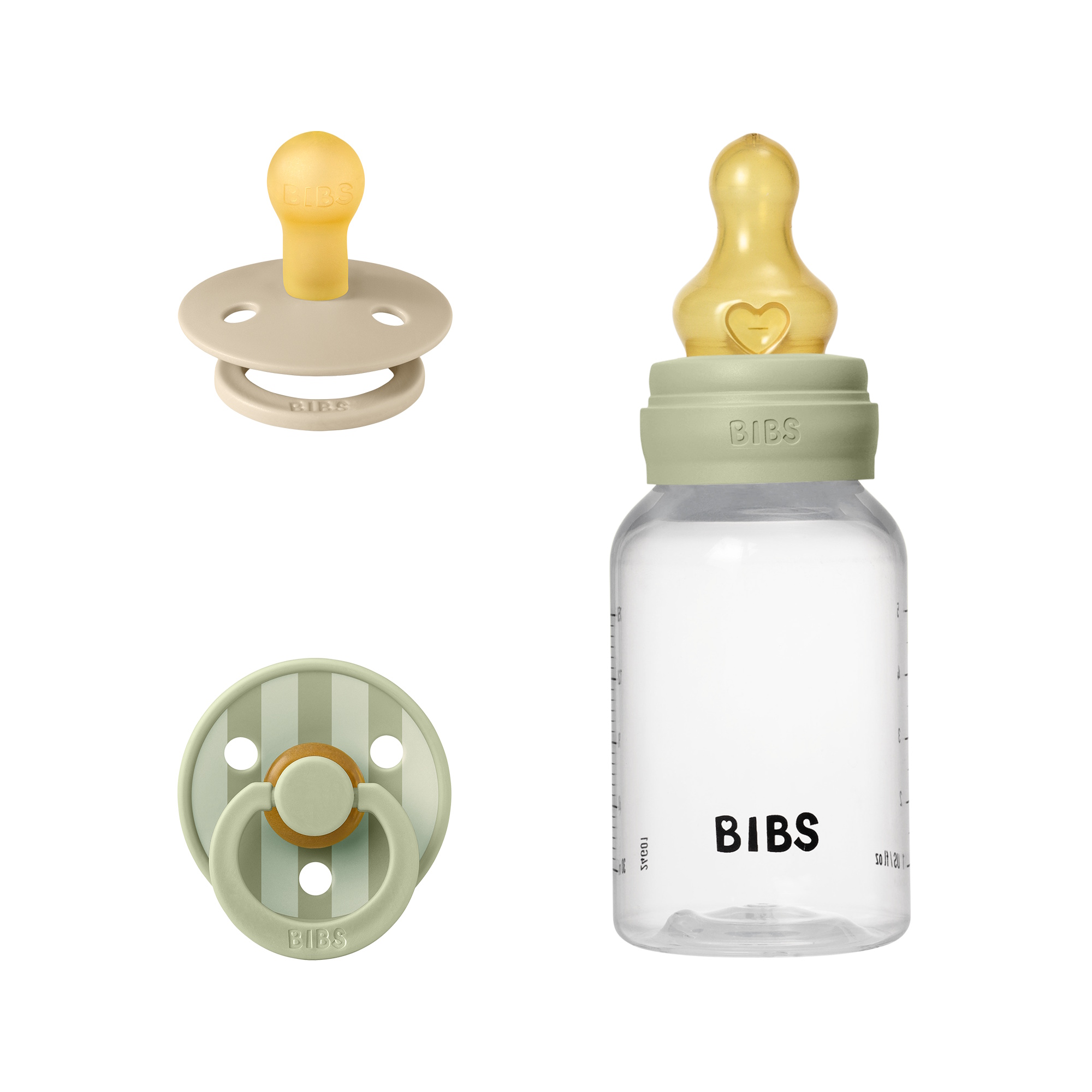 BIBS Gift Set Baby Sprinkle Sage