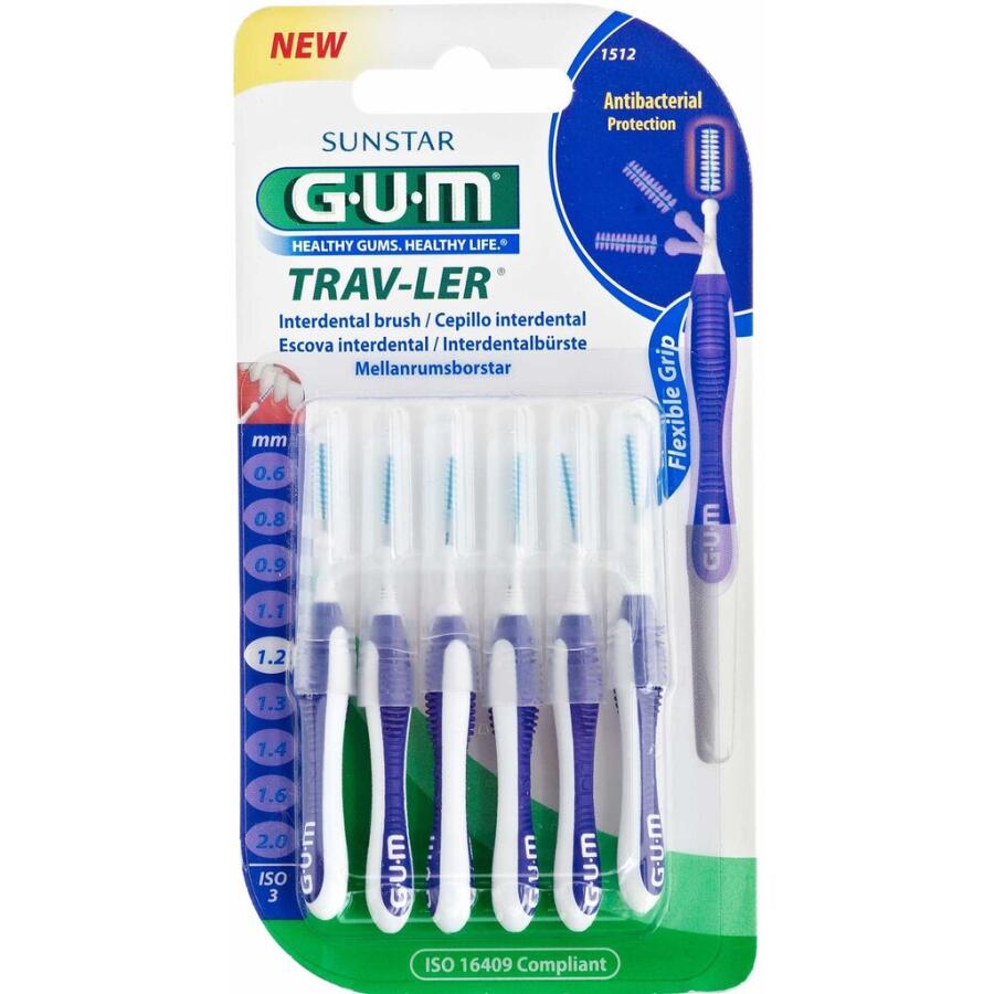 GUM TRAV-LER Mellemrumsbørste 1512 1,2mm