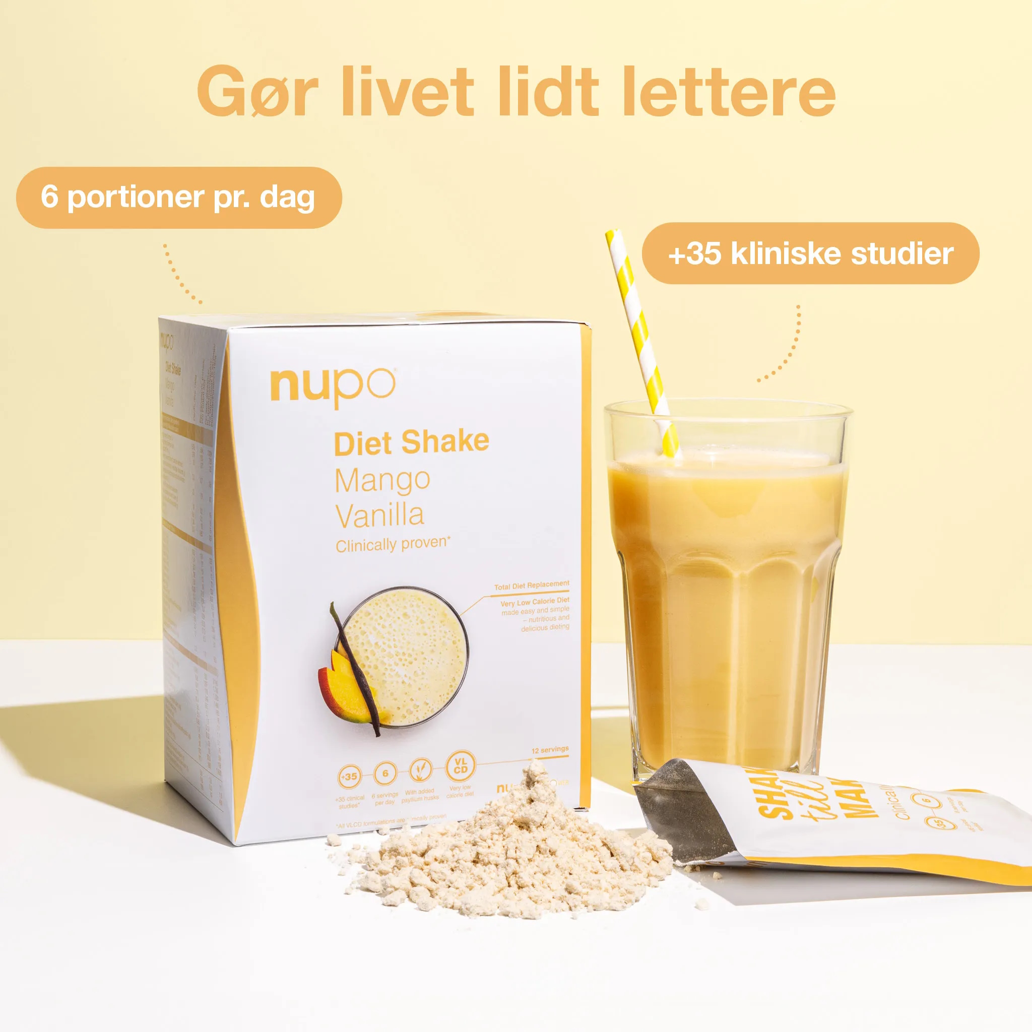 Nupo Diet Shake Mango/Vanilla