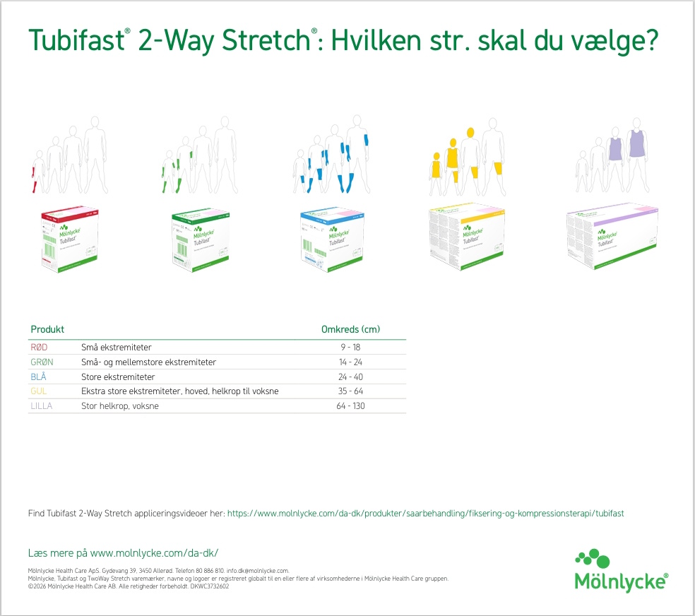 Tubifast 2-WAY Stretch Grøn 5 cm x 1 m.
