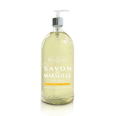 BeauTerra Marselle Liquid Soap - Sweet Almon Oil