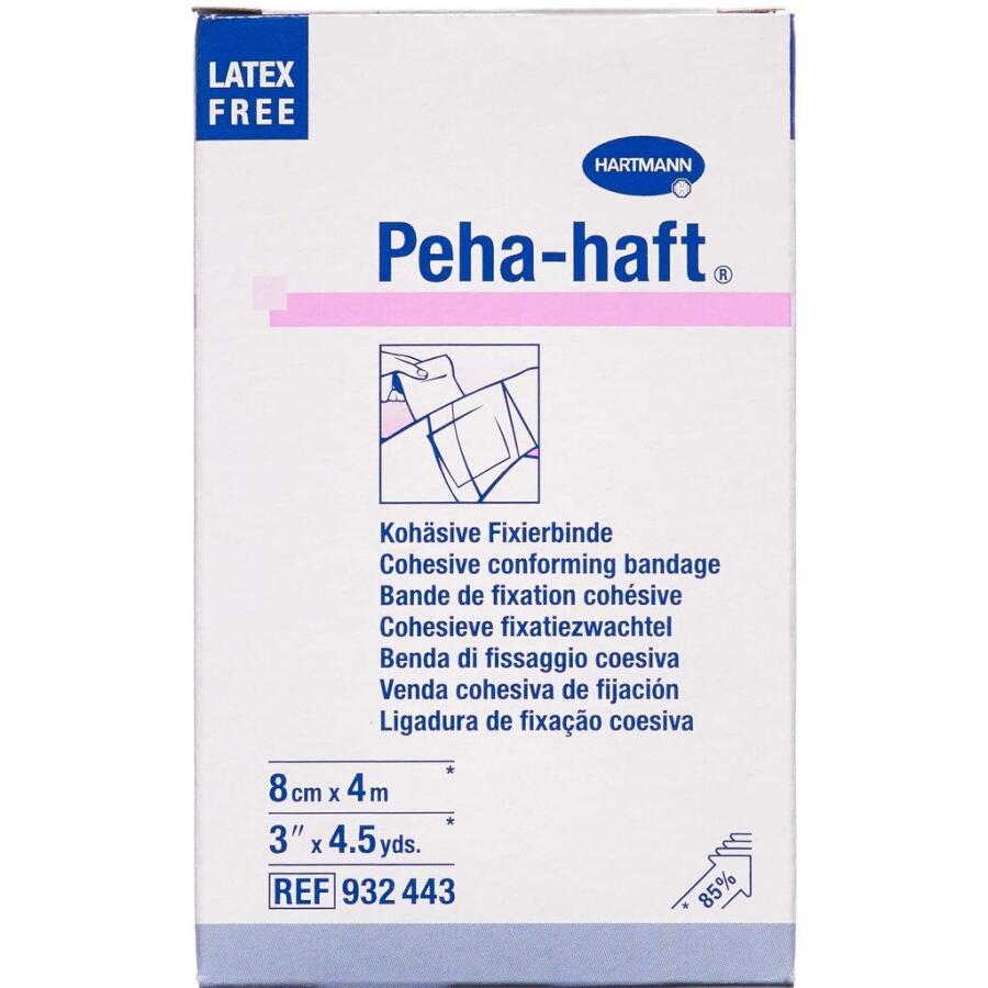 Peha-haft fikseringsbind 8 cm x 4 m