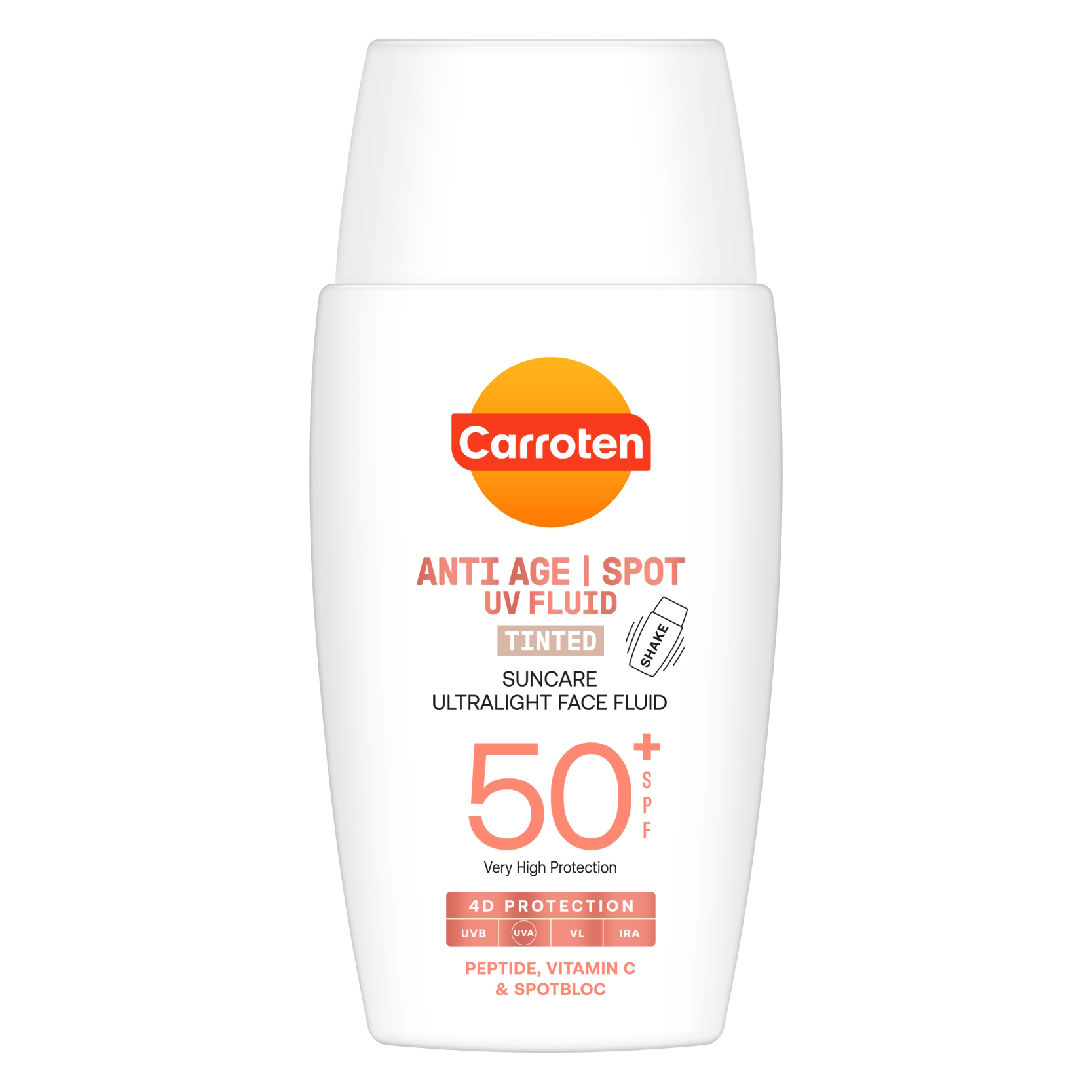 Carroten Antiage & Antispot Face Fluid Tinted SPF 50+