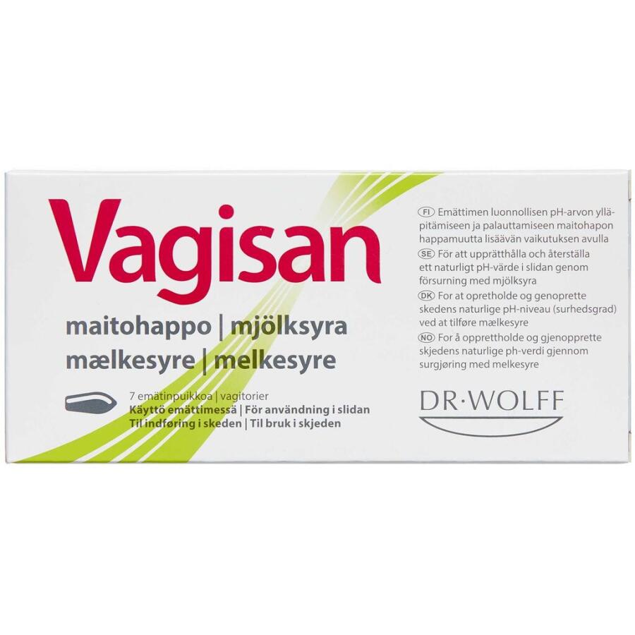 Vagisan Mælkesyre Vagitorier