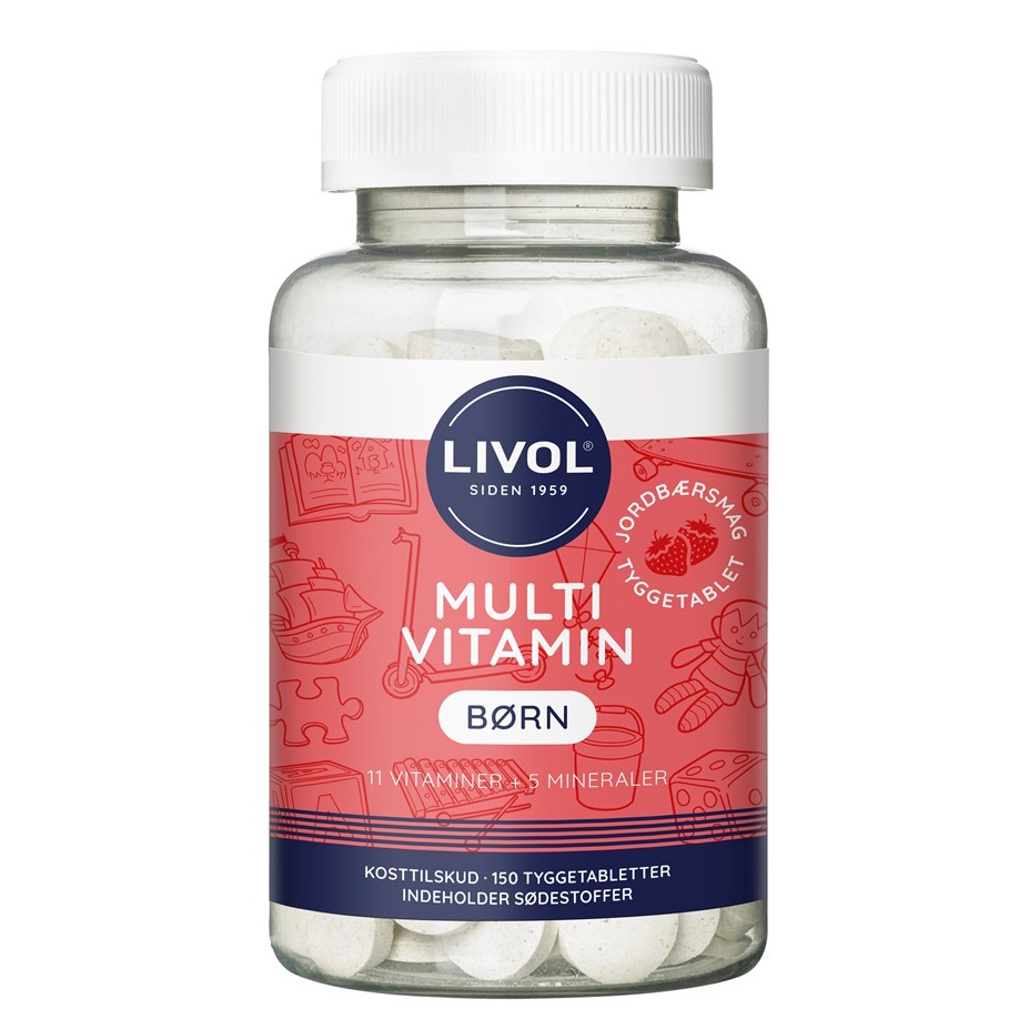 Livol Multi Vitamin Børn Jordbærsmag
