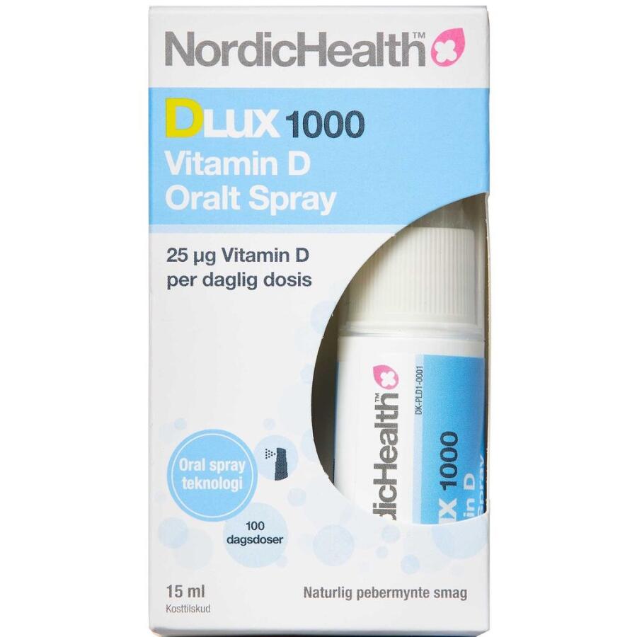 DLUX D1000 d-vitamin spray 25mikg