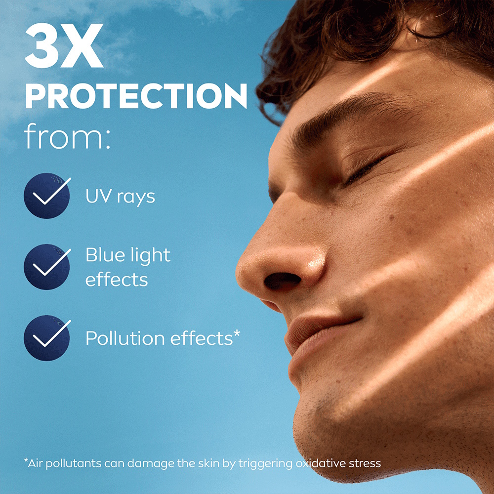 NIVEA Men Sensitive Daily Protect Moisturiser SPF 30