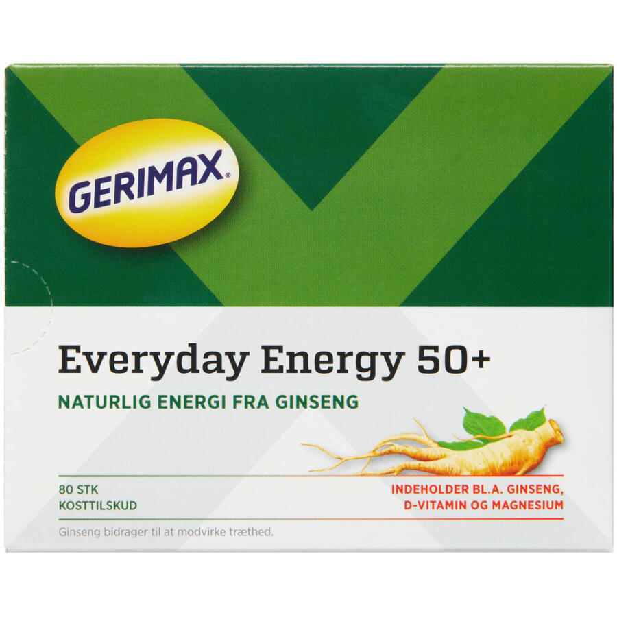 Gerimax Daglig Energi 50+