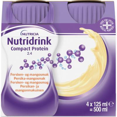 Nutridrink Compact Protein Fersken-Mango