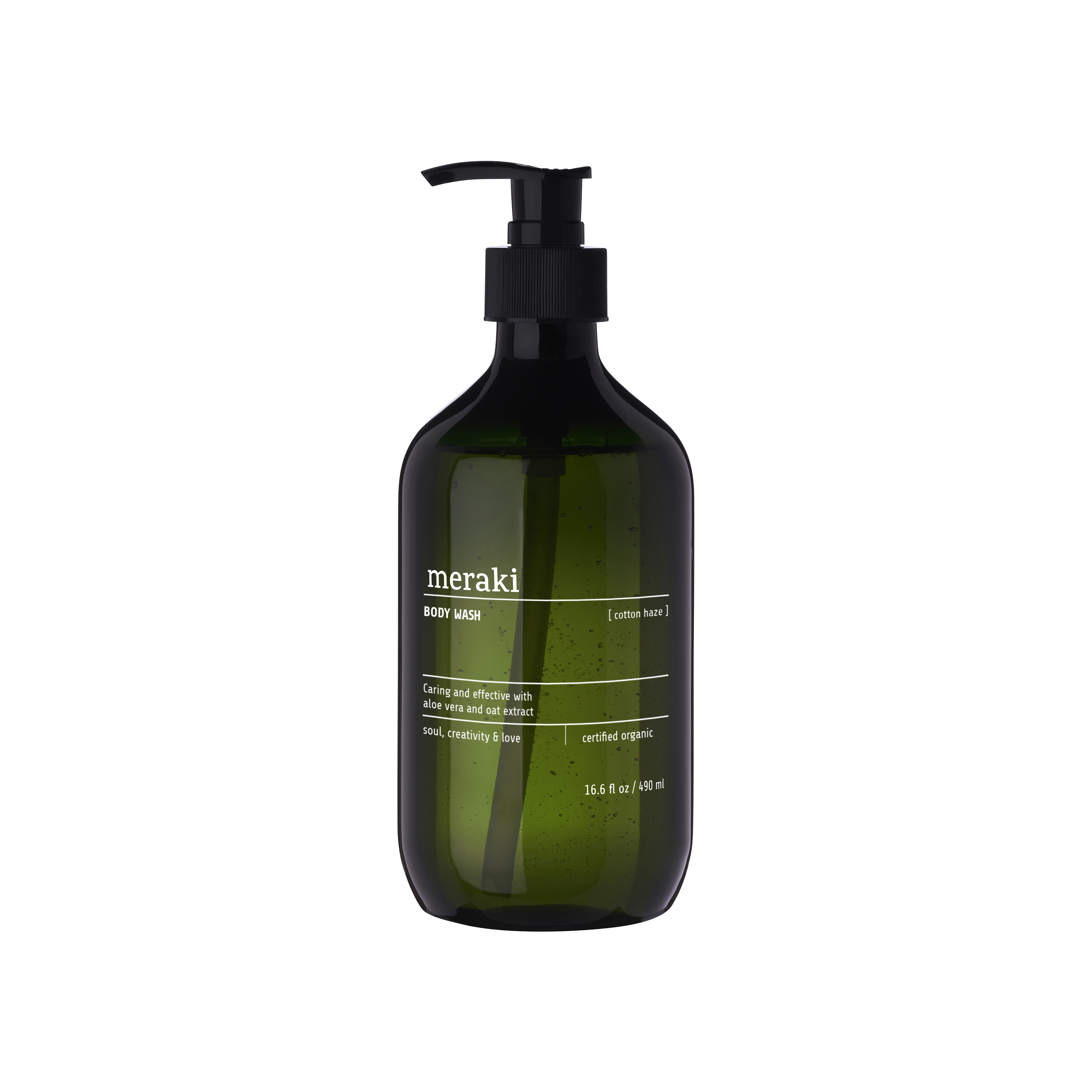 Meraki Body Wash, Cotton Haze