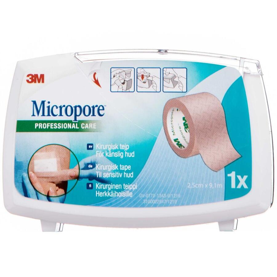 Micropore Kirugisk Tape Dispenser Brun