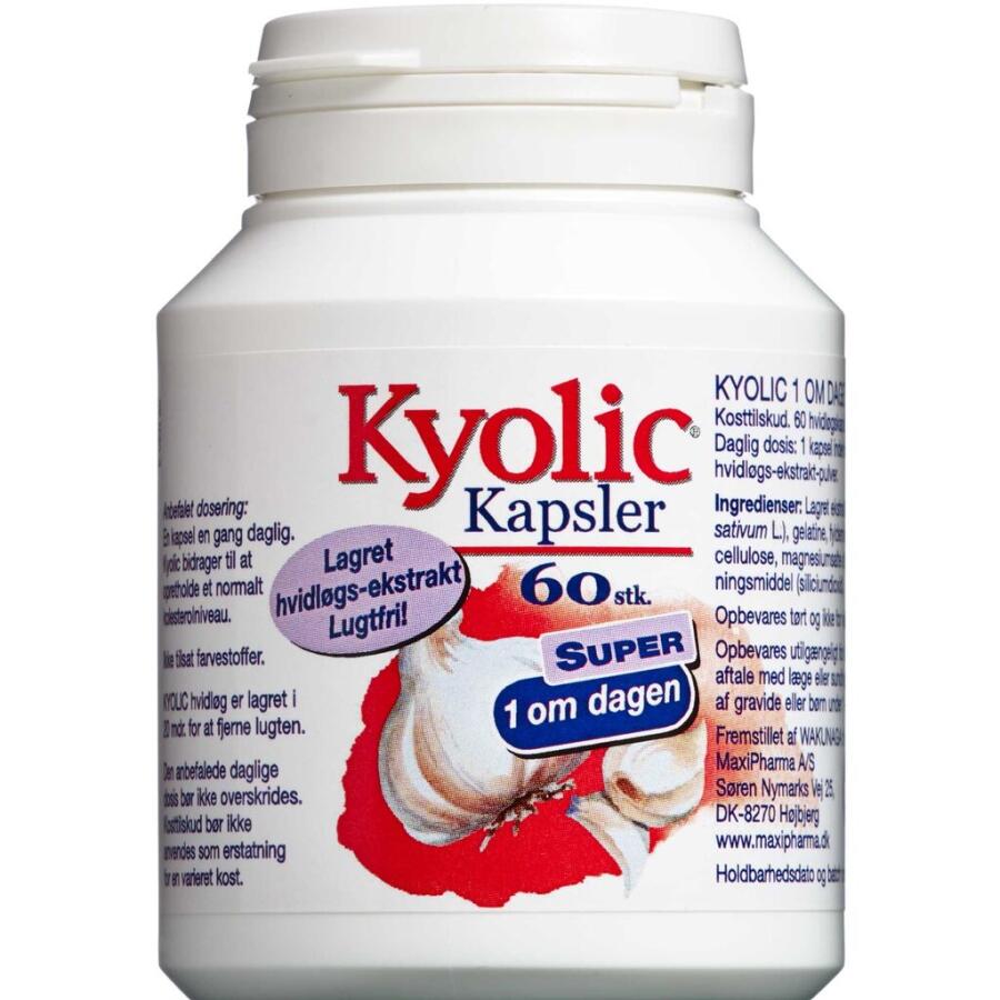 Kyolic 1 om dagen kapsler 600 mg