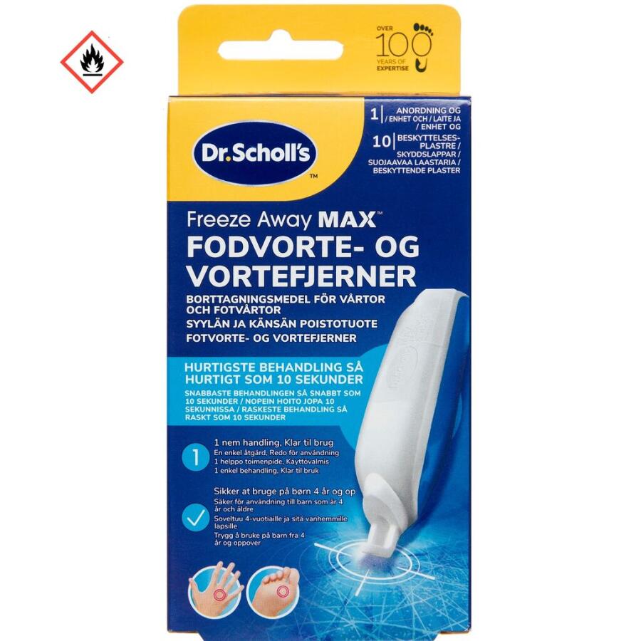 Dr. Scholl Freeze Away Max Fodvorte- og Vortefjerner