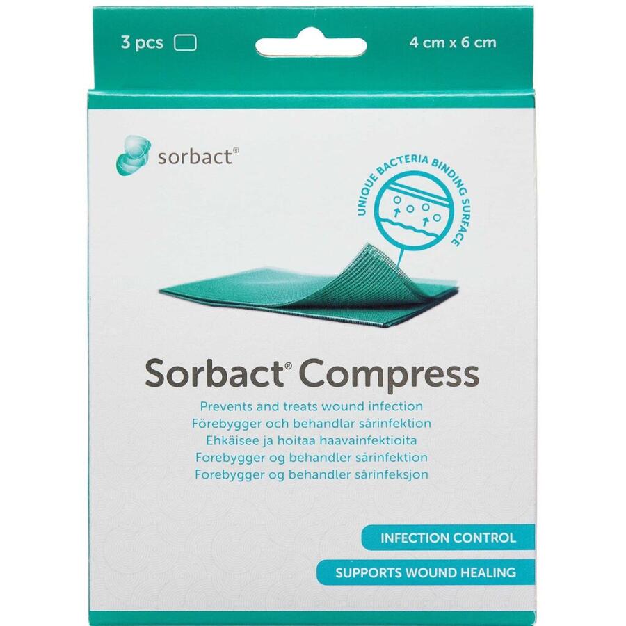 Sorbact Compress 4 x 6 cm