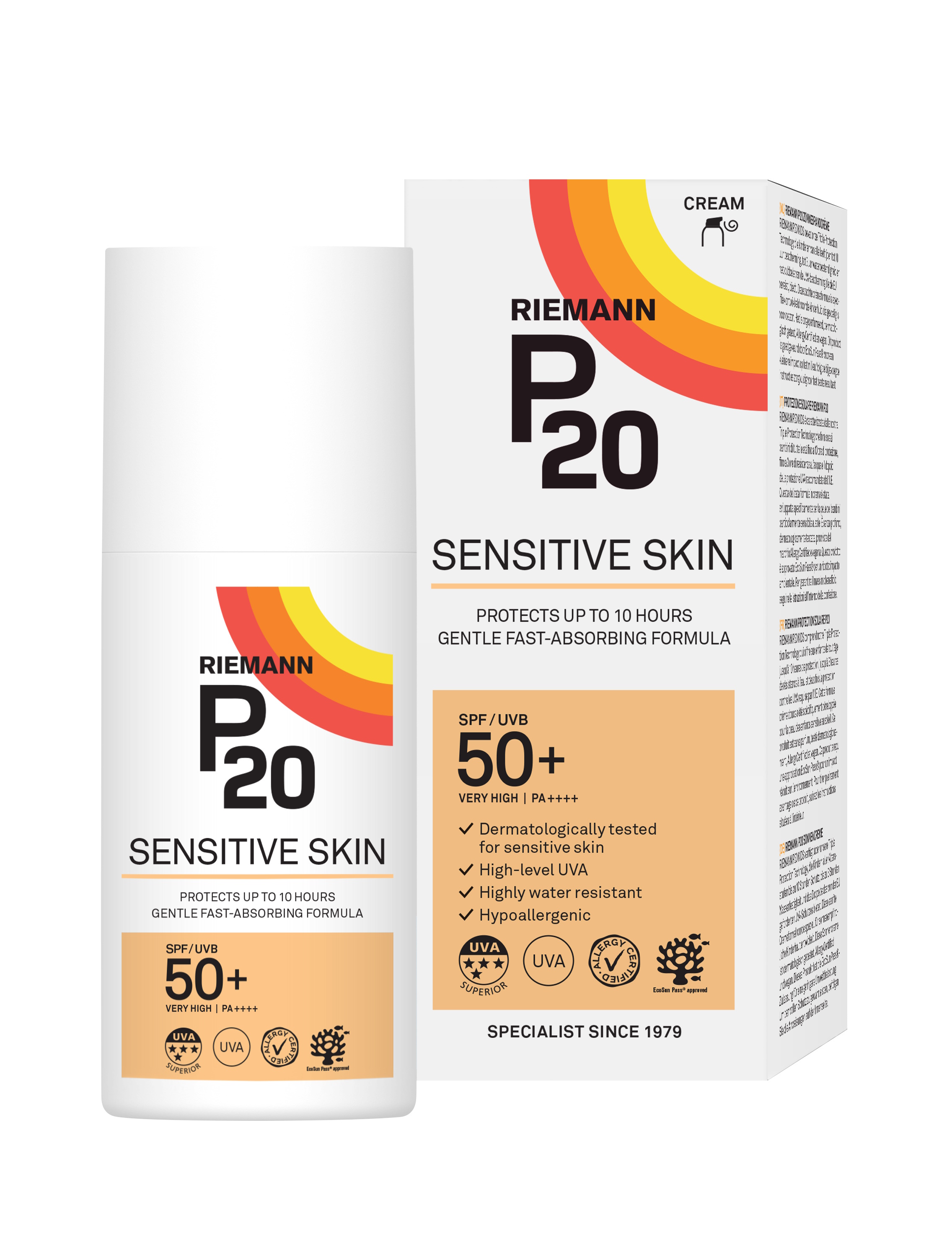 P20 Sensitive Skin SPF 50+