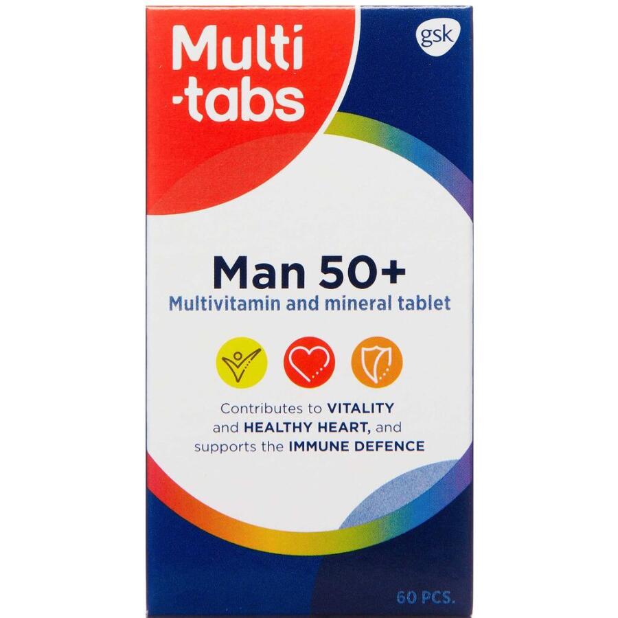 Multi-tabs Man 50+ Tabletter