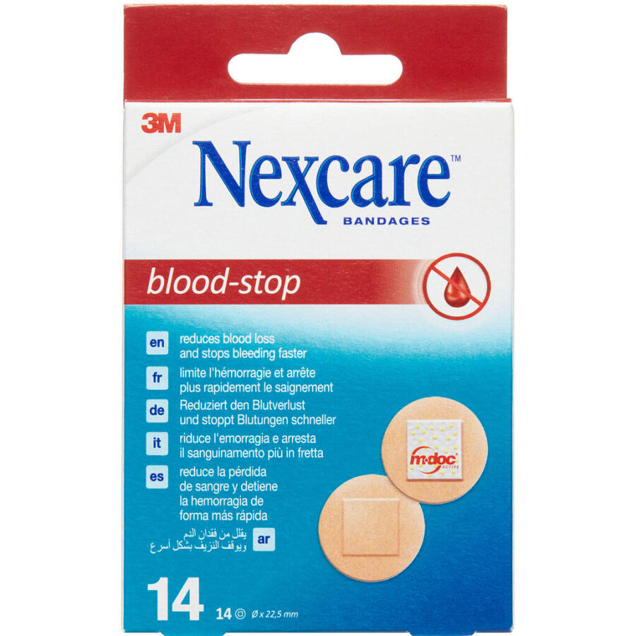 3M Nexcare Blood-Stop Runde Plaster