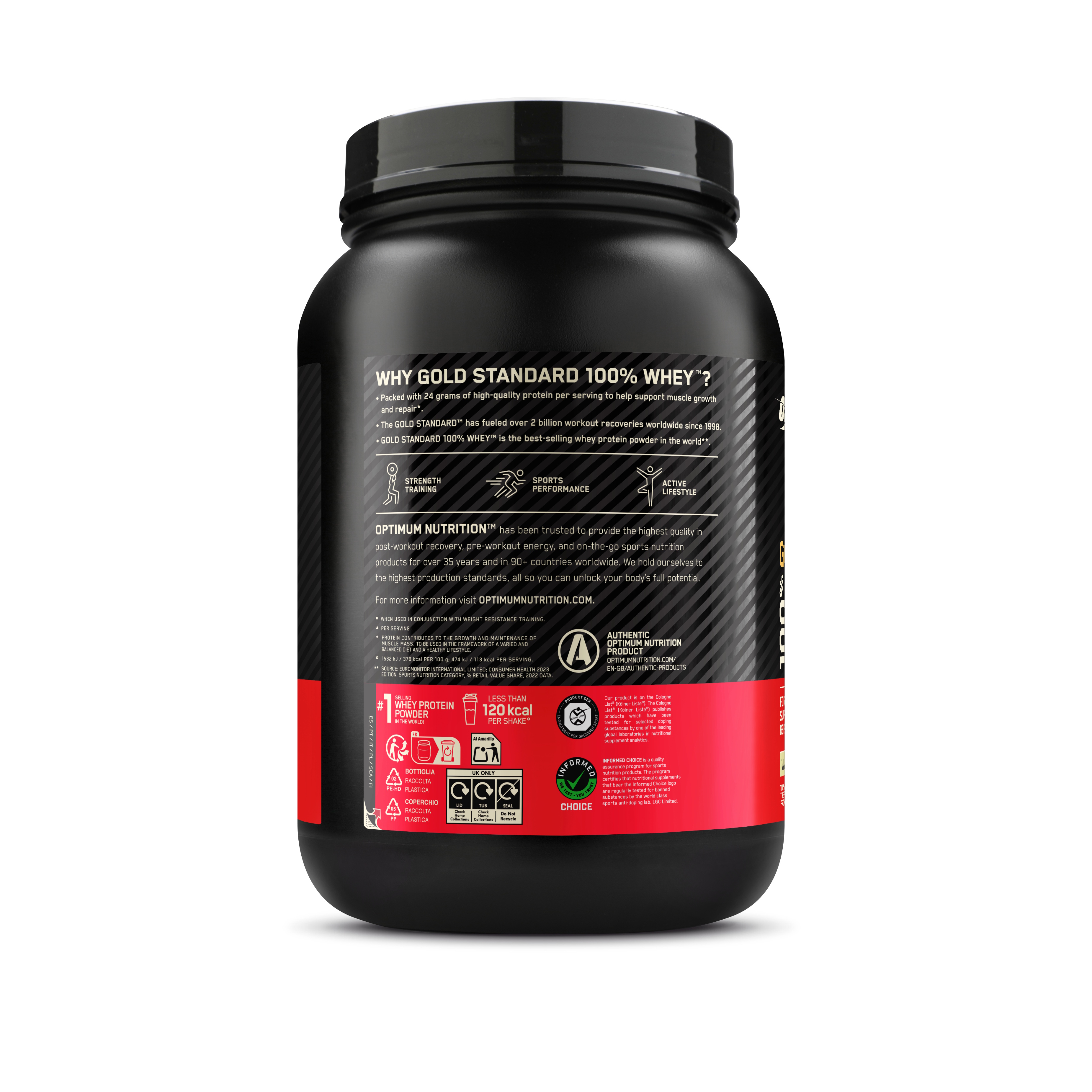 Optimum Nutrition Gold Standard 100% Vanilla Ice Cream 900g.