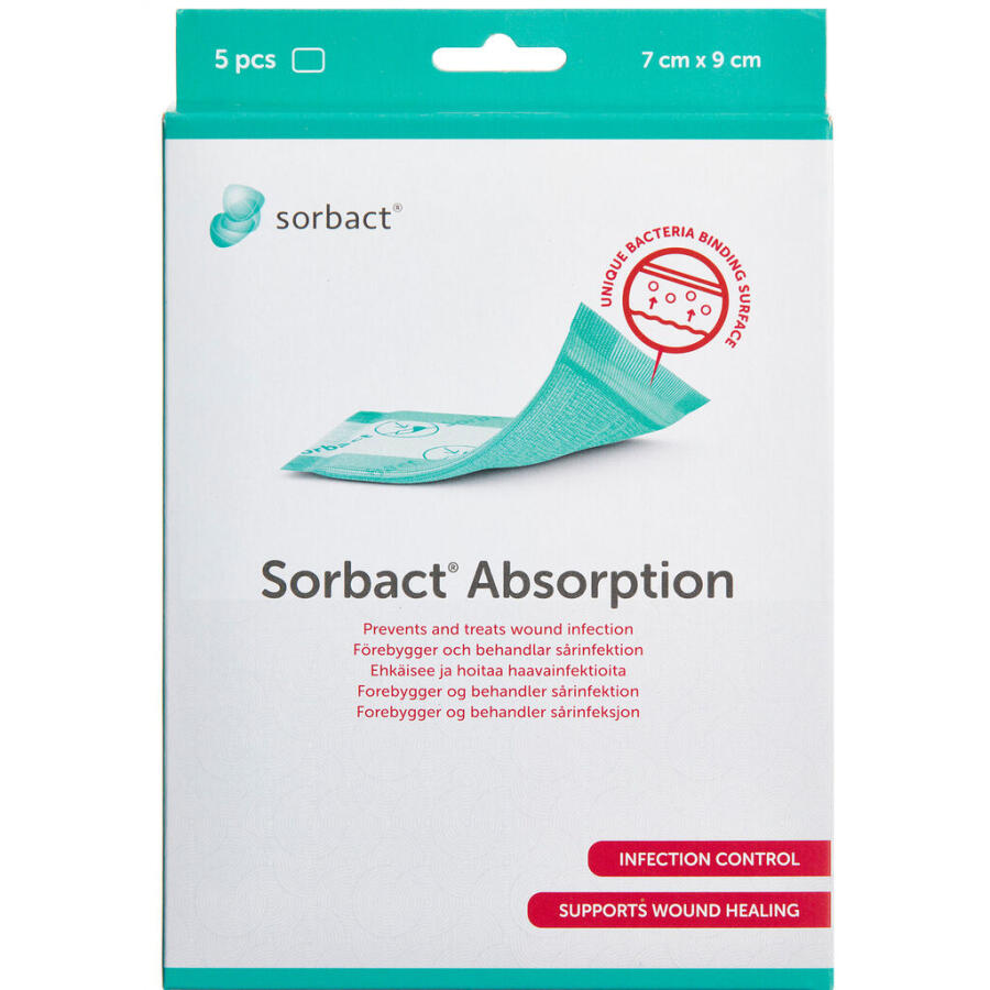 Sorbact Absorption Bandage 7 x 9 cm