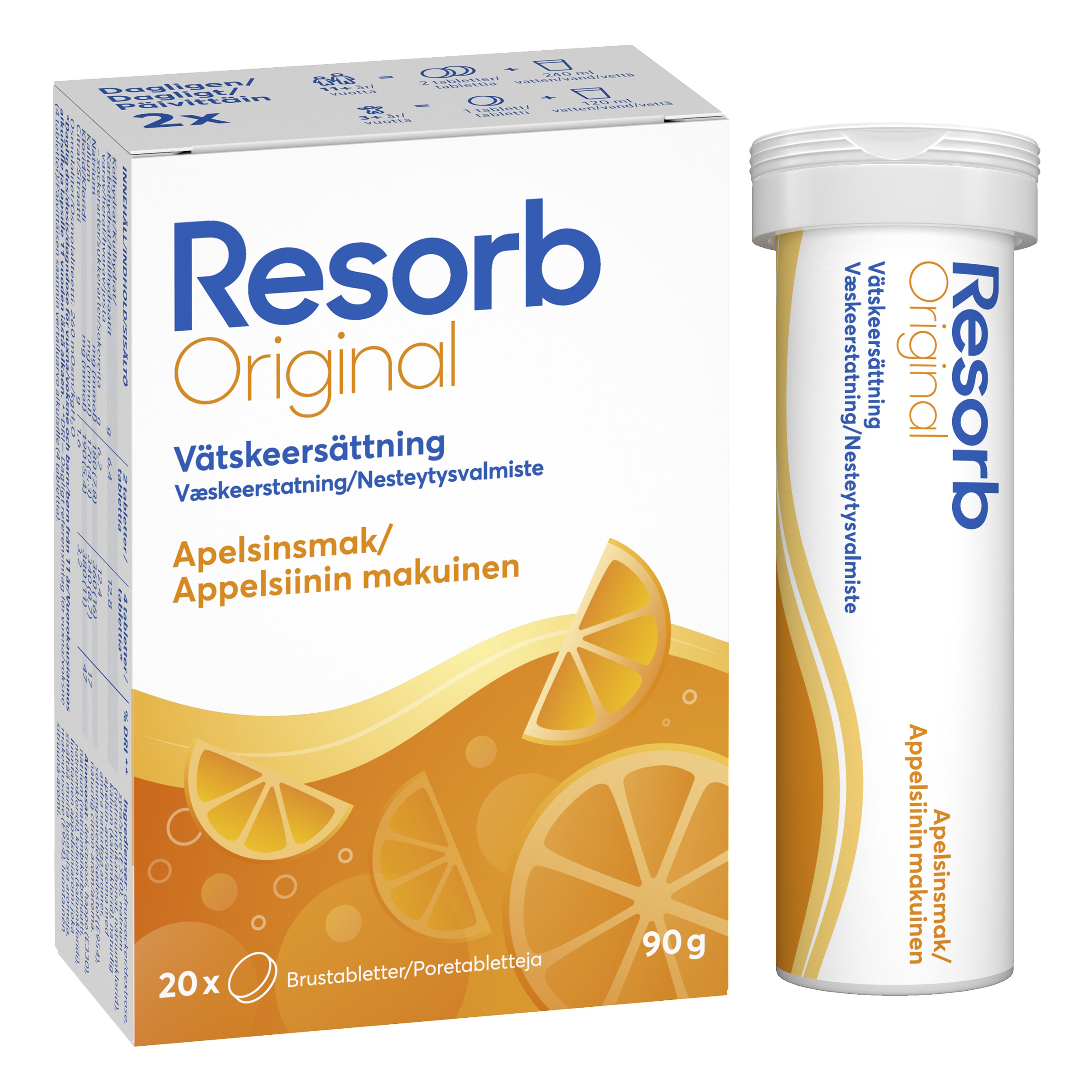 Resorb Appelsin Brusetablet