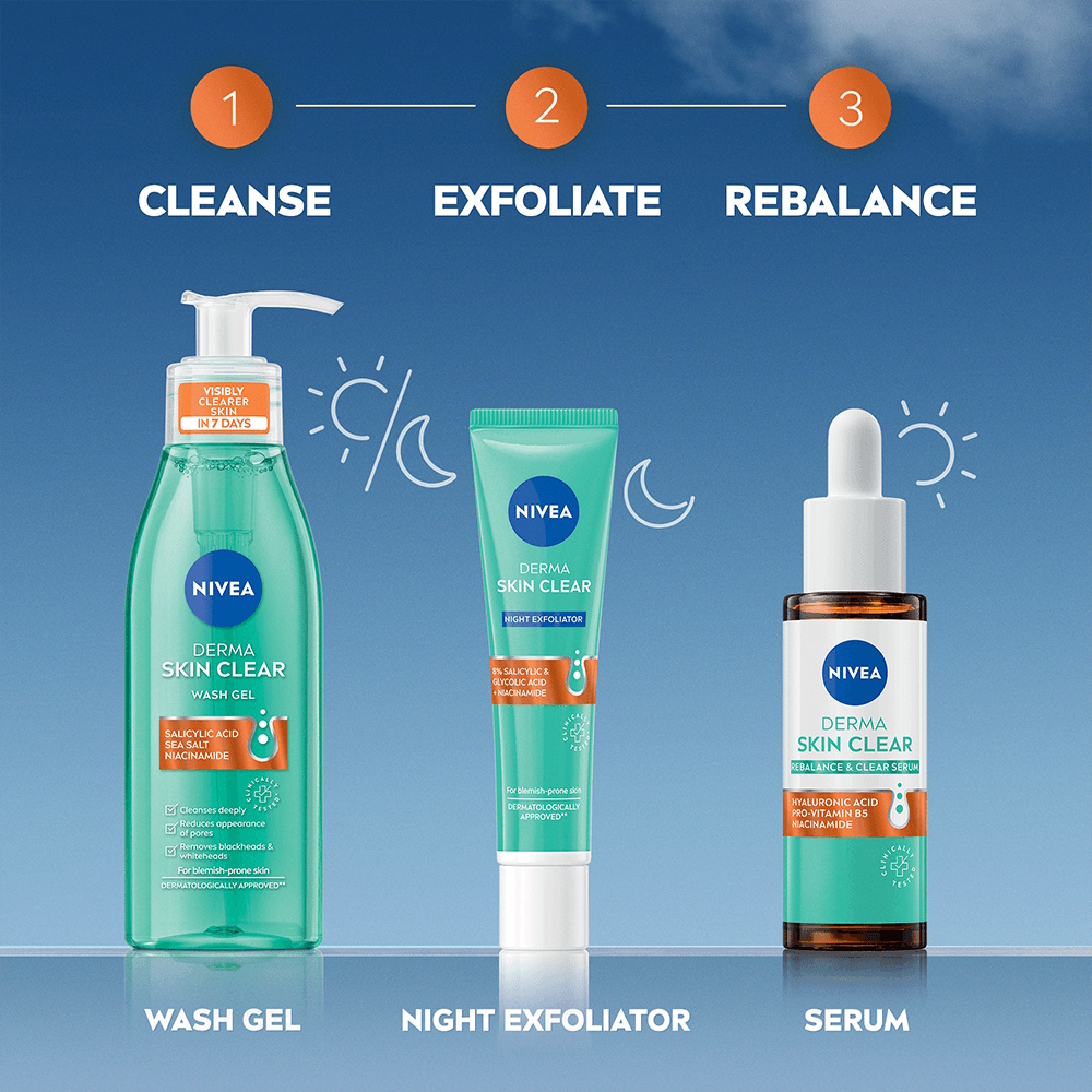 NIVEA DERMA Skin Clear Regenerate & Protect Serum