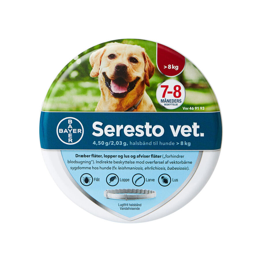 Seresto Vet. t. hund over 8 kg