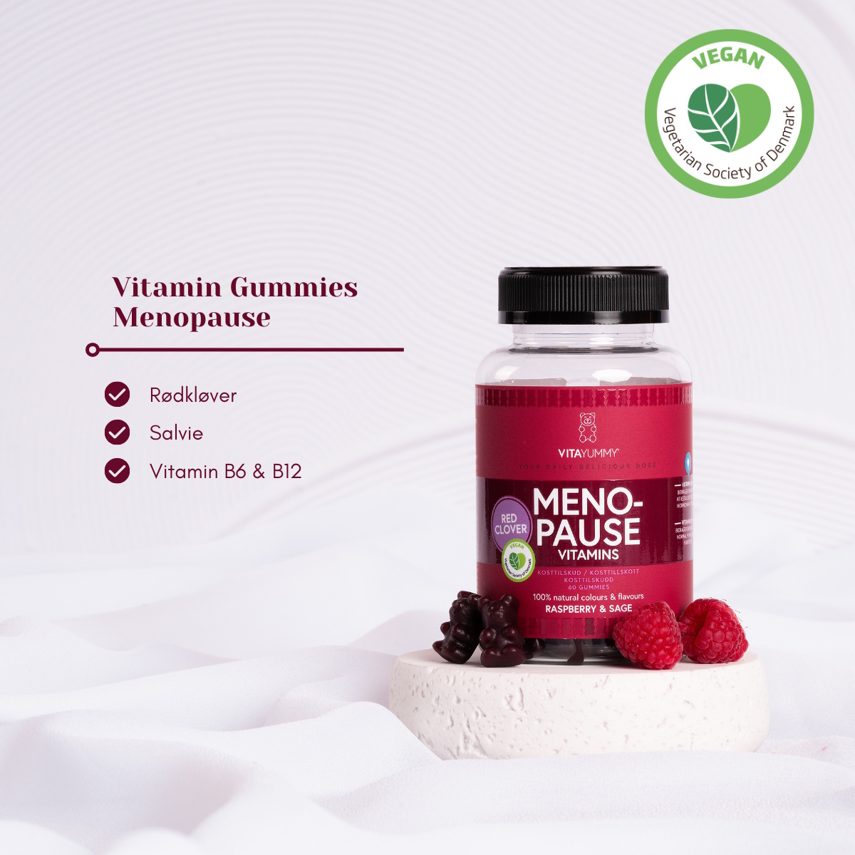 VitaYummy Menopause, Rasberry & Sage