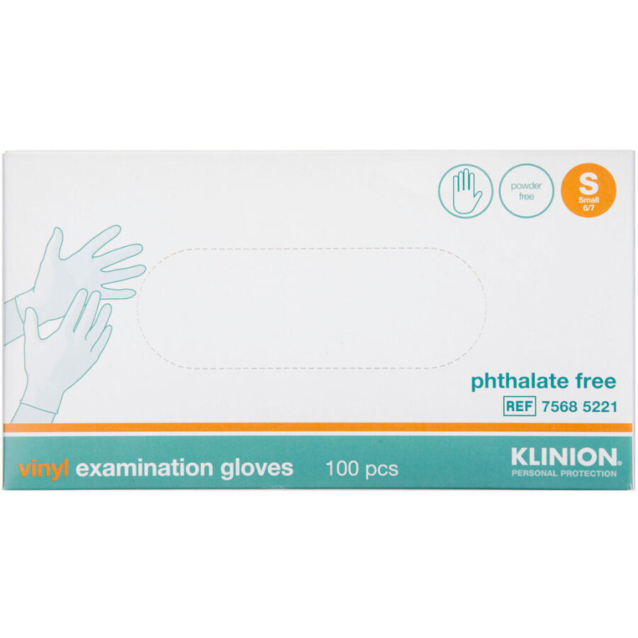 Klinion Protection Vinylhandske, Pudderfri, PHT Fri, Small