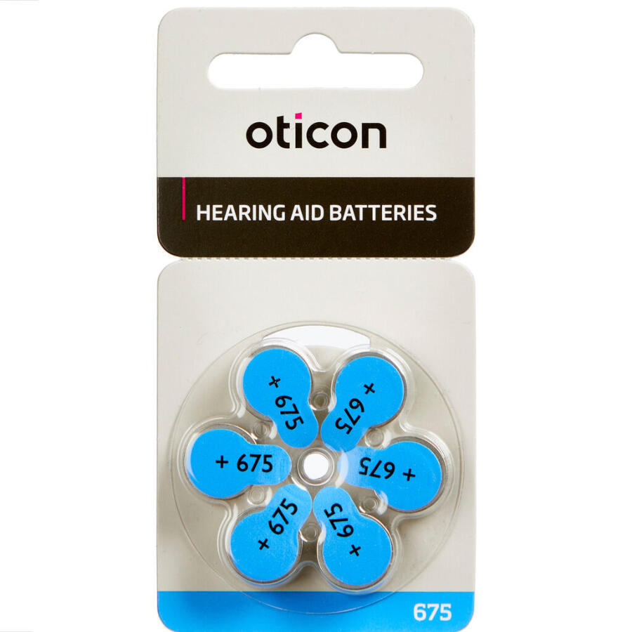 Oticon batteri 675