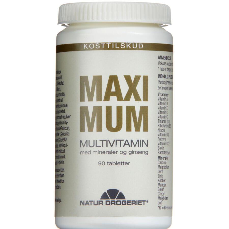 Maximum Vitamin- og Mineraltilskud