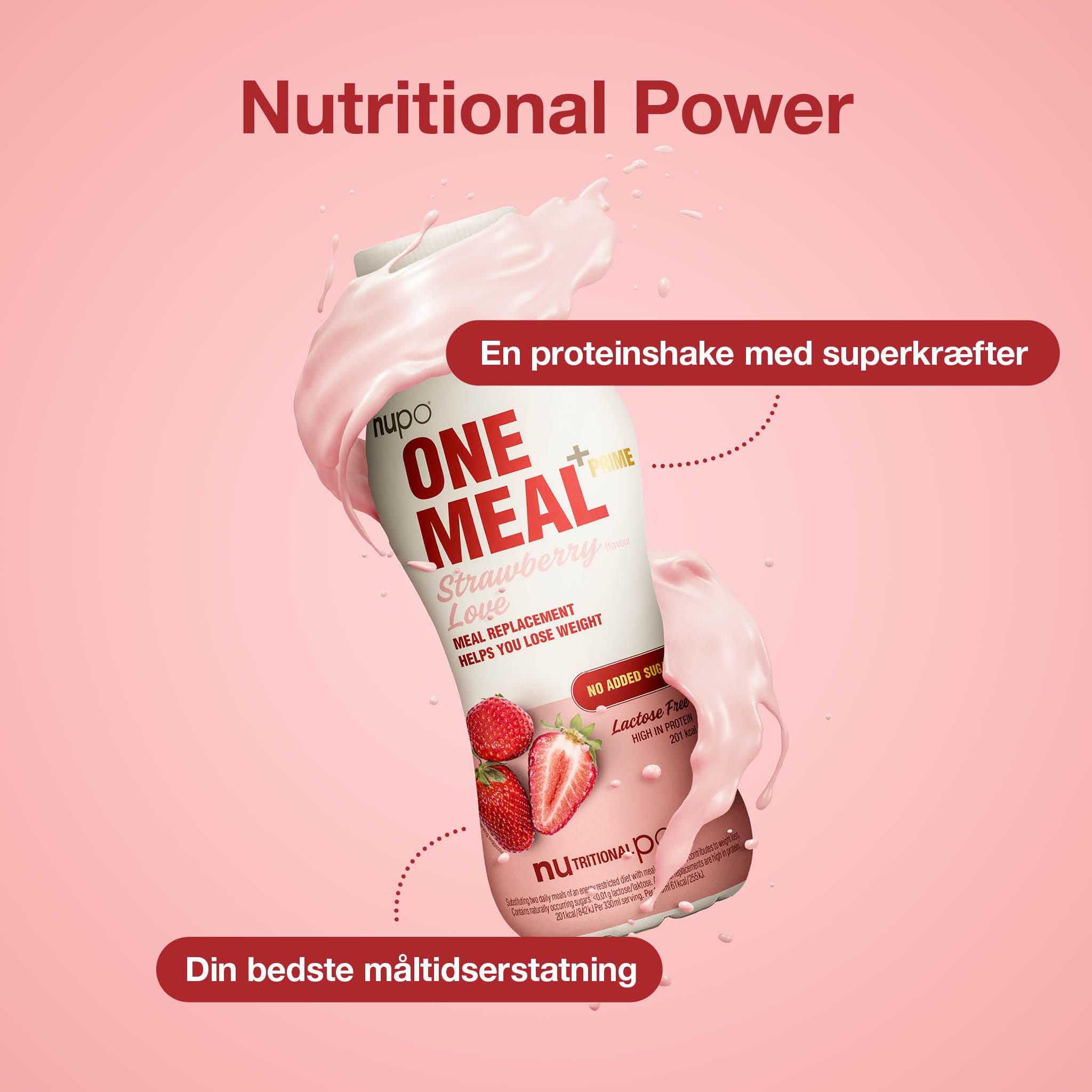 Nupo One Meal +Prime RTD Strawberry