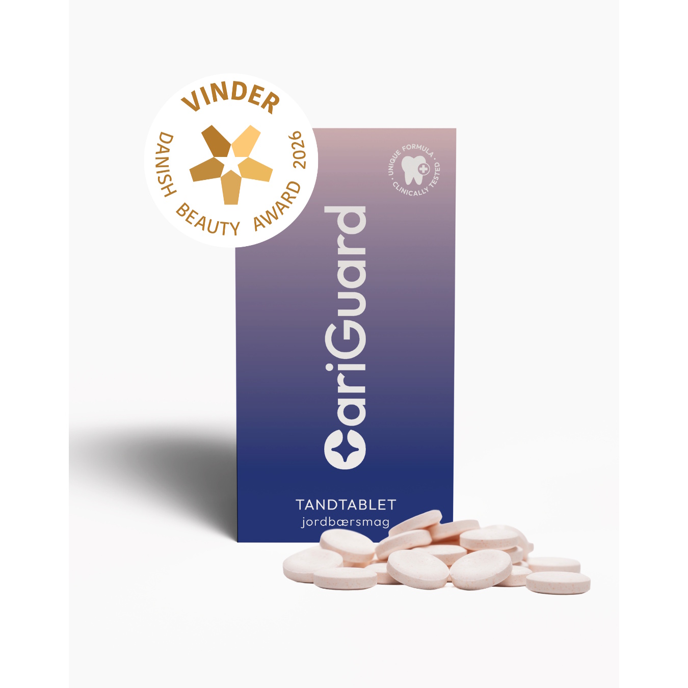 CariGuard Tandtablet med Mælkesyrebakterier og L-arginin til Tænder og Mund