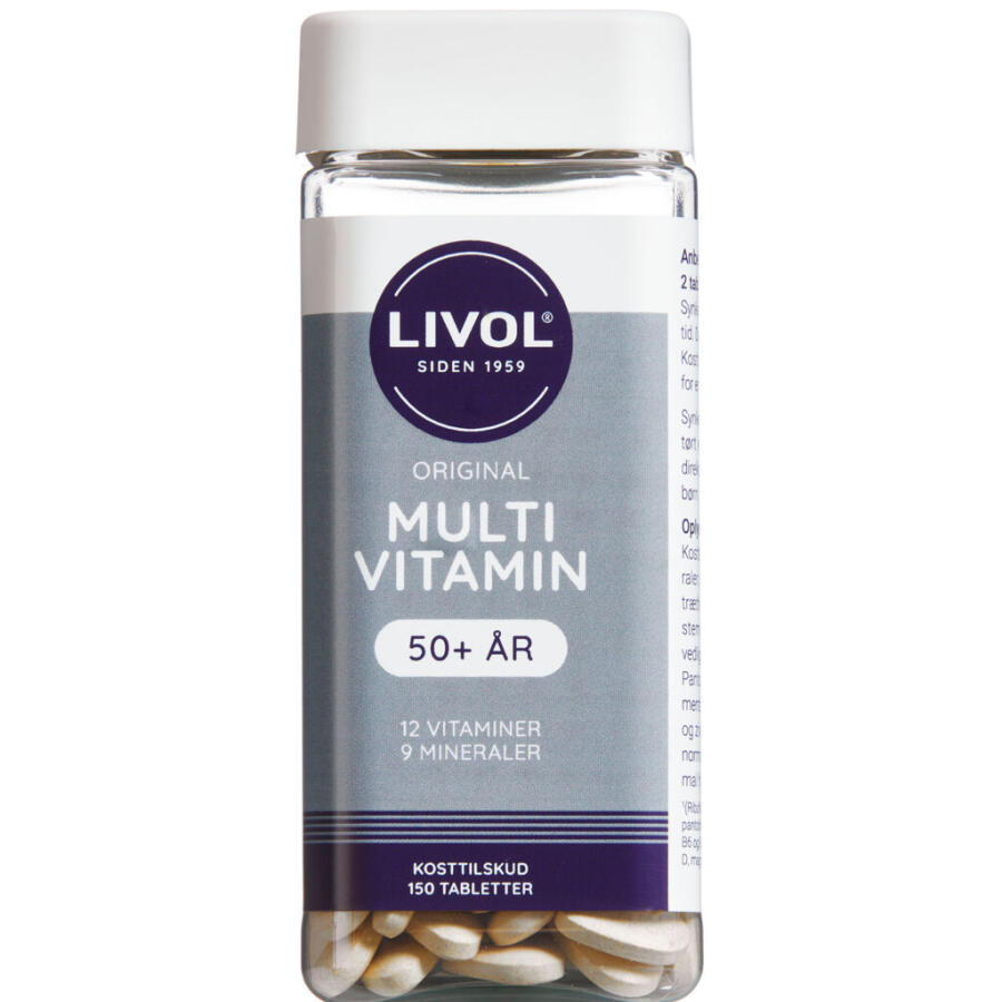 Livol Multivitamin 50+ Tabletter