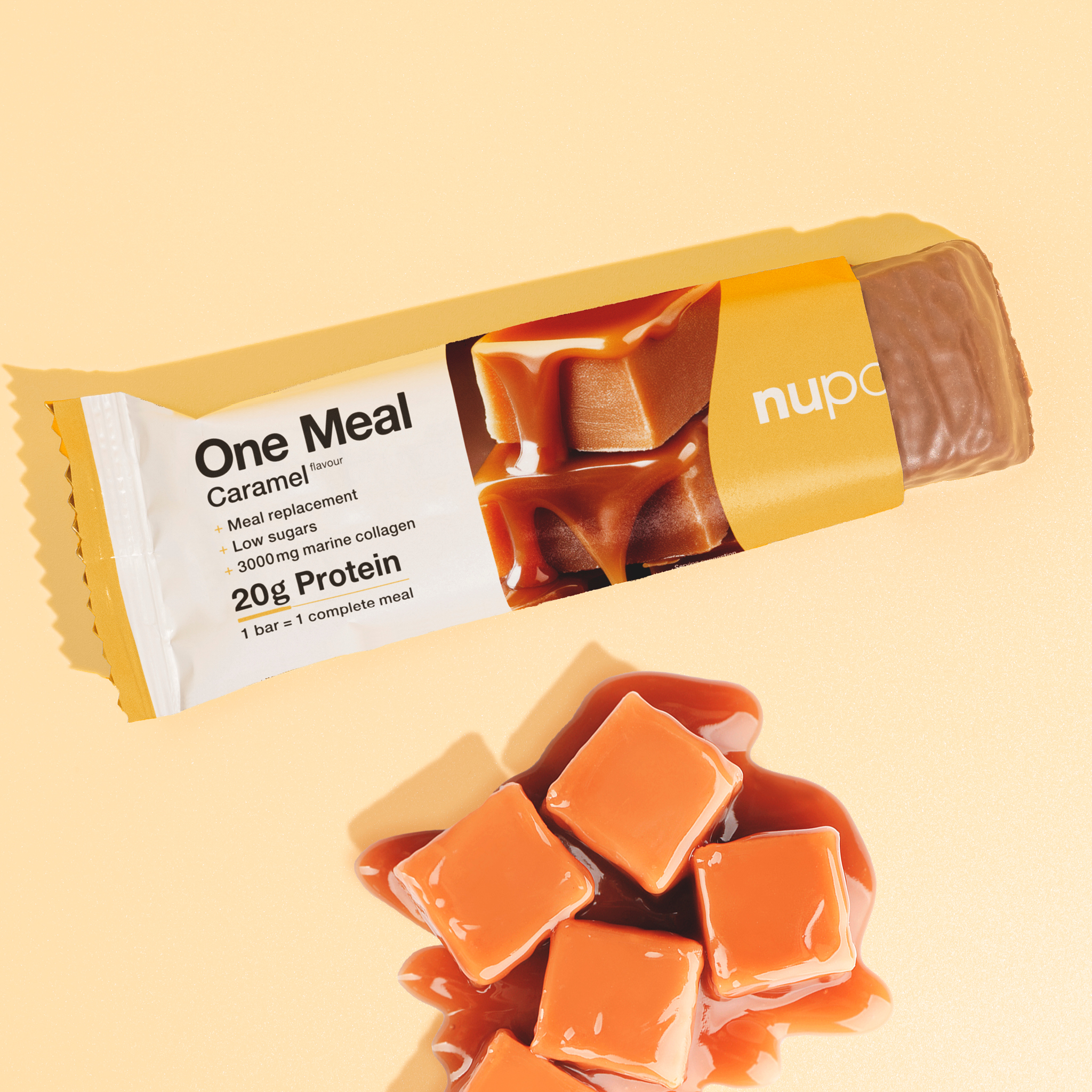 Nupo One Meal Bar Caramel +Collagen