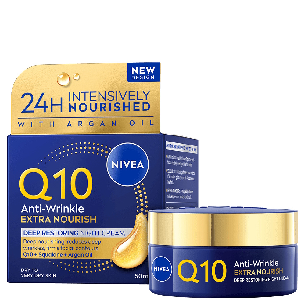 NIVEA Q10 Extra nourish night cream