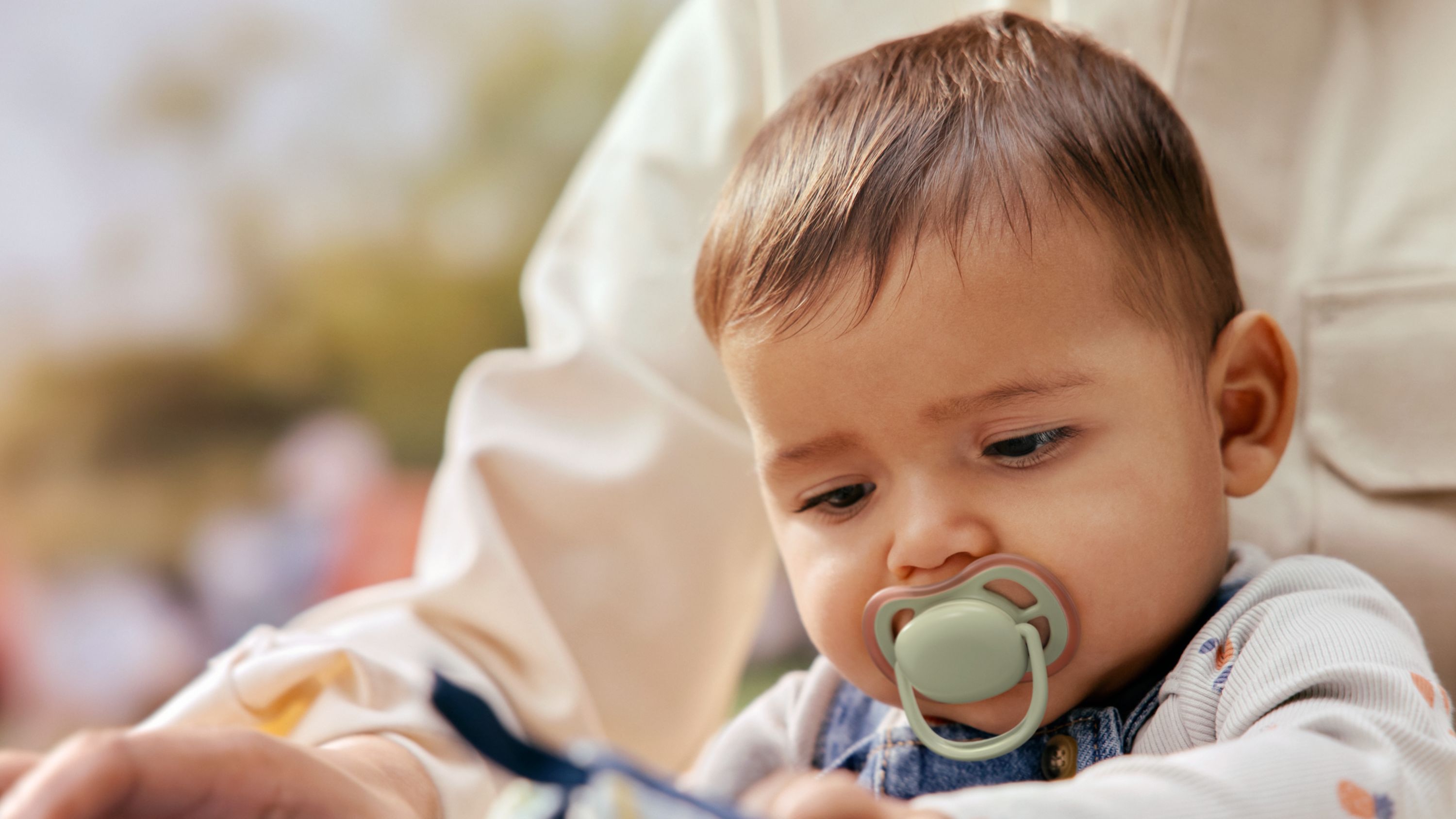 Philips Avent Pacifier ultra air, 6-18m, Grøn /beige