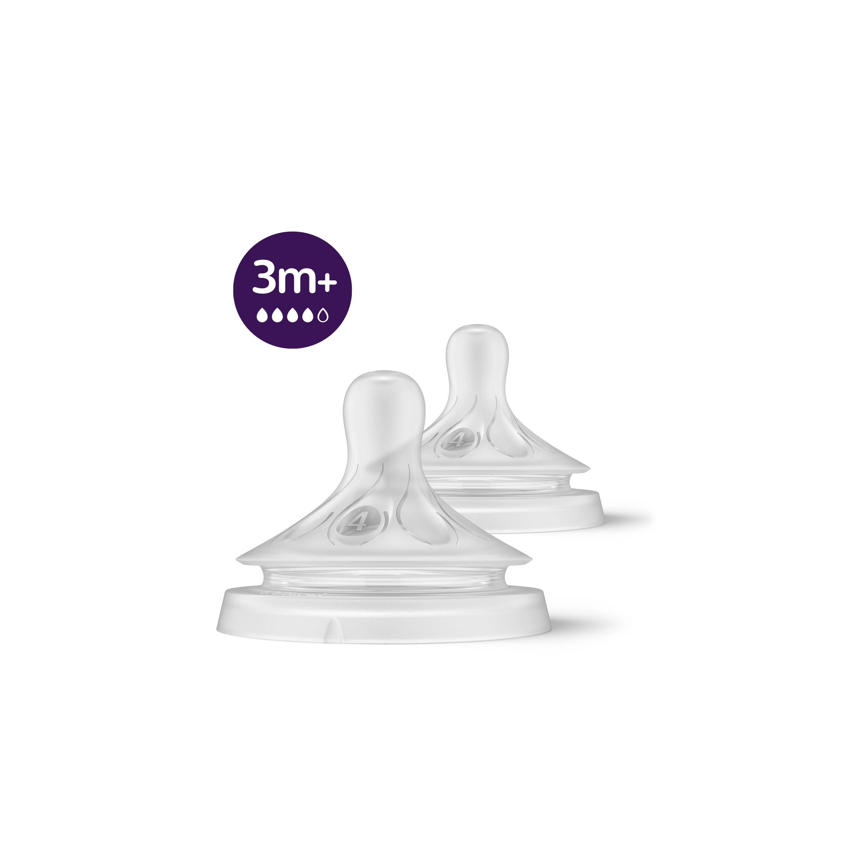 Philips Avent Natural Response Sut 3M+