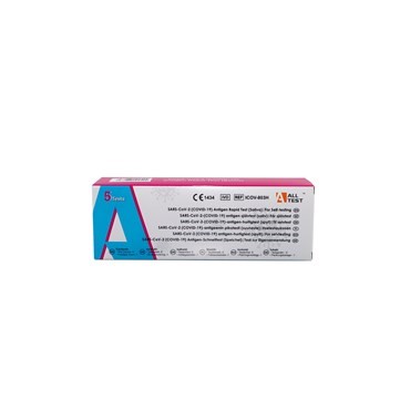 AllTest SARS-CoV-2-(COVID-19) Antigen" Lollipop" Hjemmetest (saliv), 5-pack**