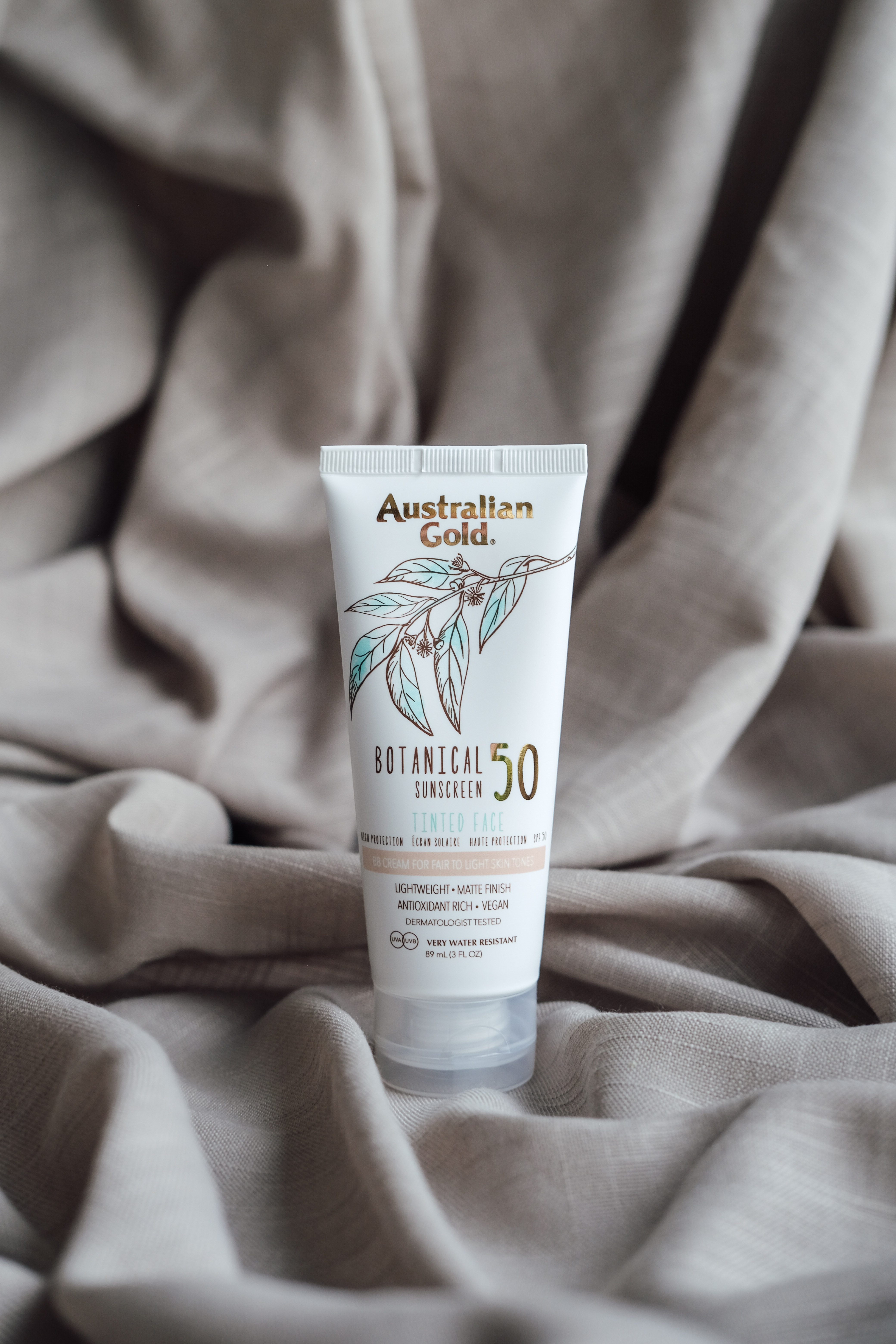 Australian Gold Botanical SPF 50 Tinted Face Fair-Light