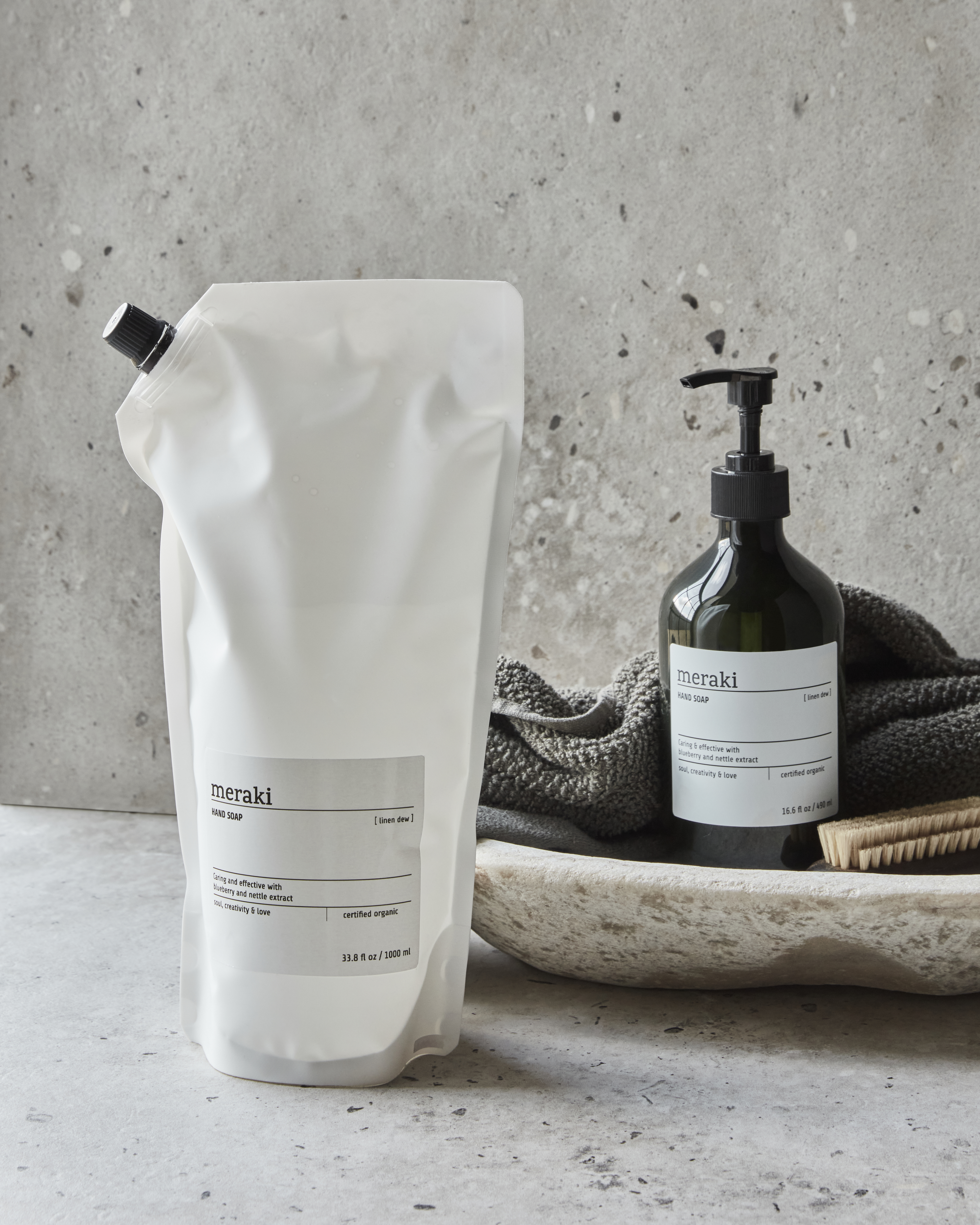 Meraki Hand Soap Refill, Linen Dew