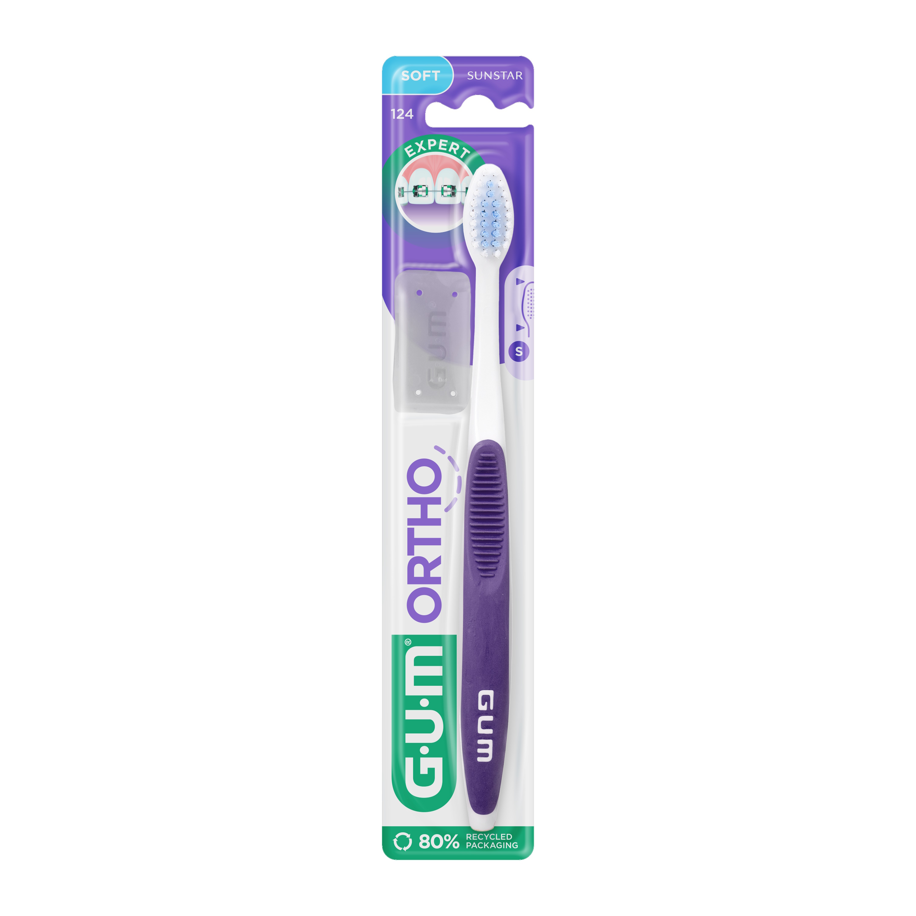 GUM ORTHO Soft Bøjletandbørste