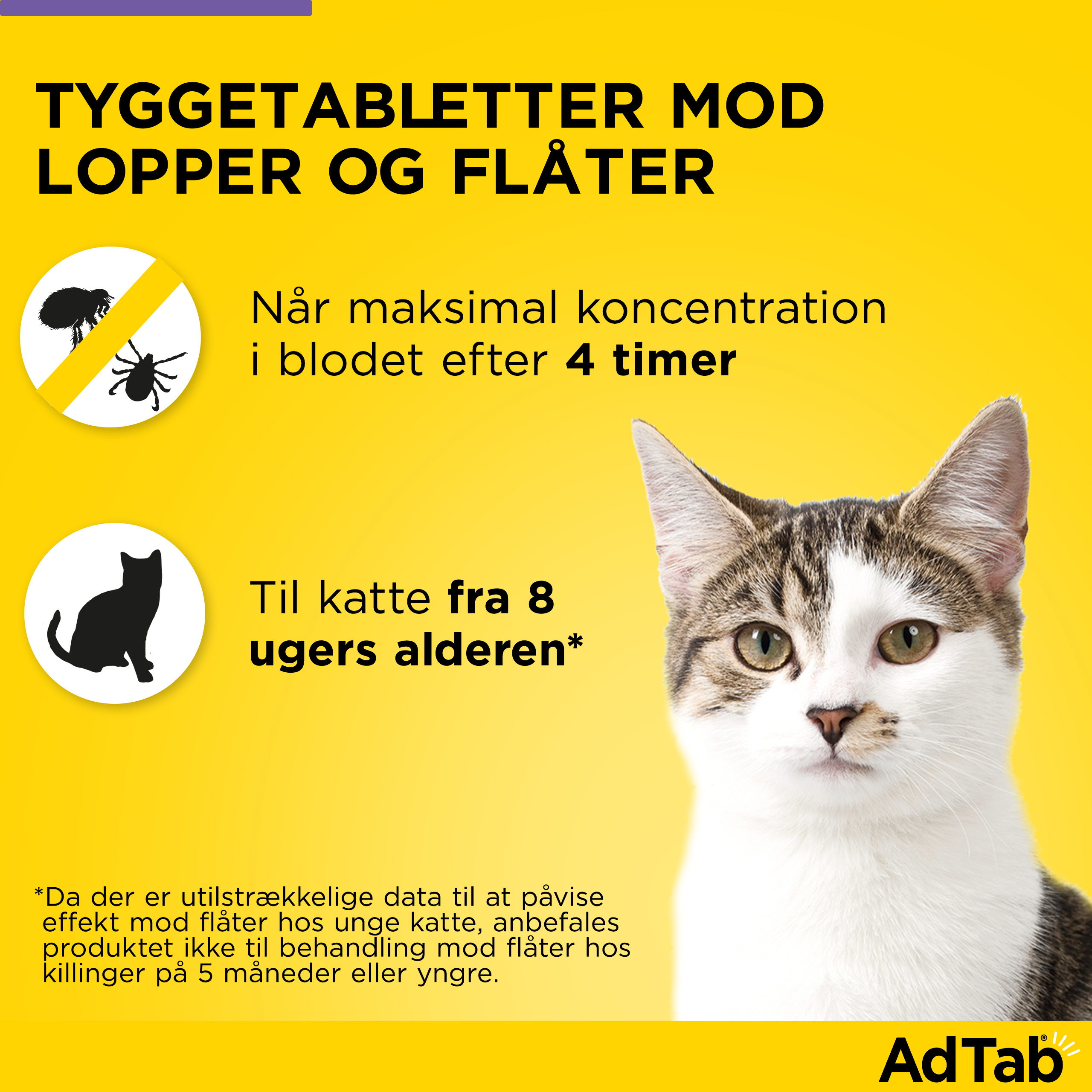 AdTab til katte 0.5-2.0 kg