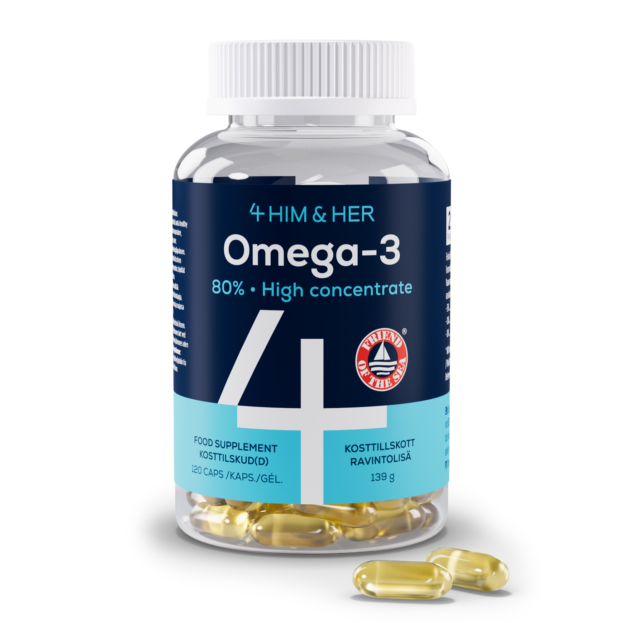 4 Him & Her Omega 3 120 Cap